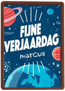 een verjaardag uit de ruimte