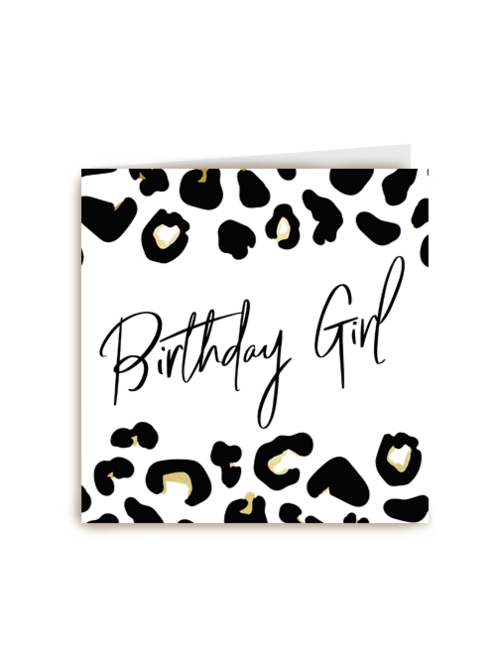 Verjaardagskaart Hallmark | Birthday Girl With Leopard Print