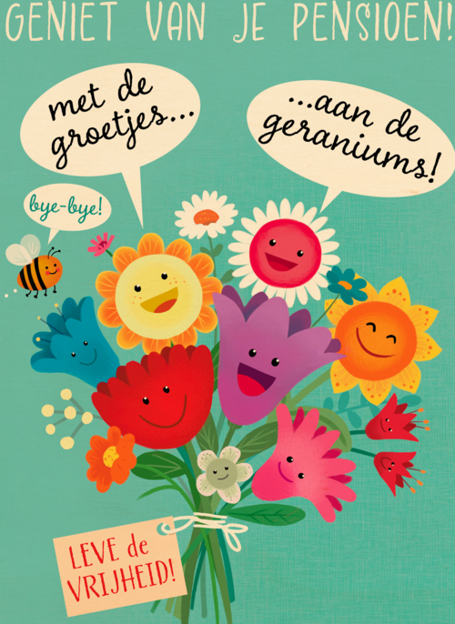 Houten Kaart Pensioen | Houten Kaart Hallmark | Pensioen | Geniet Van Je Pensioen Ylva Svensson