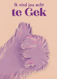 Tek gek Fluffy Hand