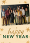 nieuwjaar fotokaart happy new year groep