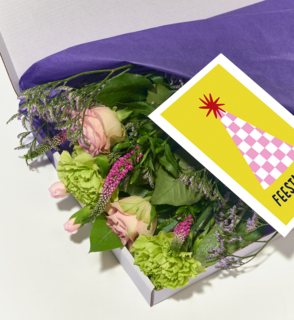 Brievenbusbloemen Pink Touch