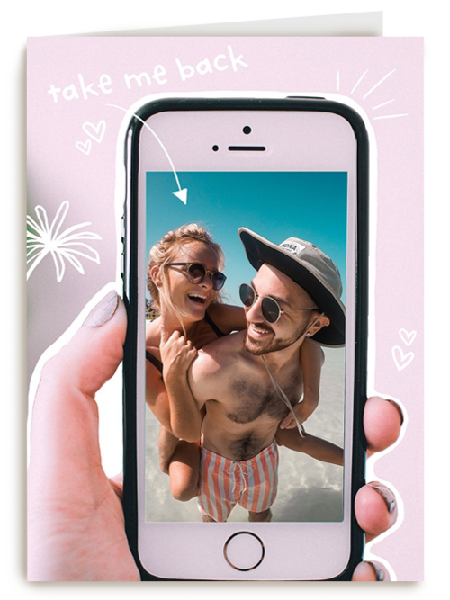 Kaart Hallmark | Vriendschap Liefde | Take Me Back To Vakation