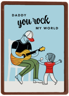 Vaderdagkaart daddy you rock my world