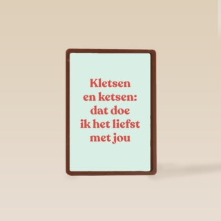 liefde kaart andc kletsen en ketsen