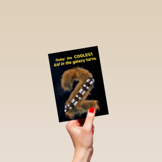 Star Wars verjaardagskaart 2 jaar