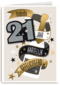 jarig leeftijd 21 eenentwintig gefeliciteerd jaar