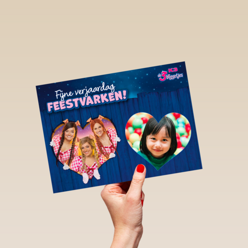 Feestvarken K3 de 3 biggetjes