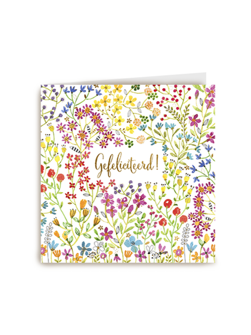 Verjaardagskaart Hallmark | Turnowsky Gefeliciteerd Fleurig