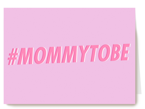 moederdag kaart mommy to be