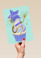 Hoera 65 jaar met cupcake