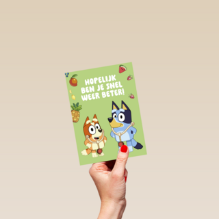Bluey Bingo Hopelijk ben je snel weer beter