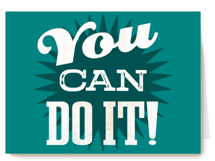you can do it groen