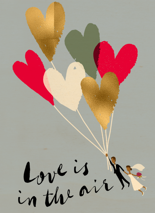 Houten Kaart Felicitatie Huwelijk | Houten Kaart Hallmark | Felicitatie Huwelijk | Love Story Love Is In The Air