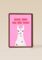 dikke zoen van ons thuis alpaca