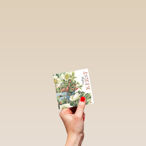 Xmas marjolein bastin bloem blad bes gezellige kerstdagen