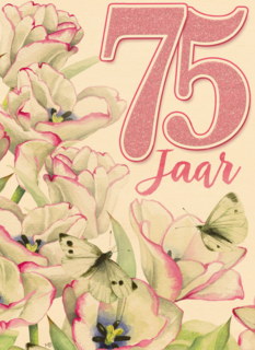 75 jaar bloemen