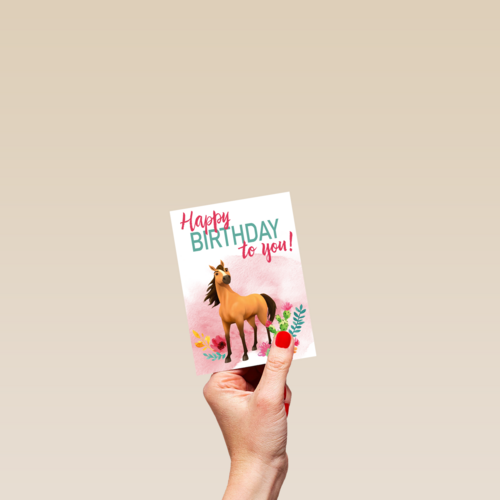 verjaardag kaart spirit happy birthday to you