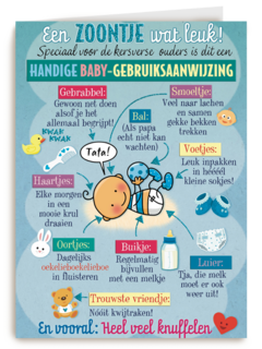 smile kaart baby gebruiksaanwijzing voor een zoon