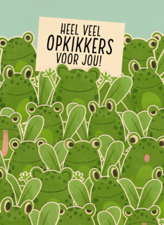 Beterschapskaart Heel veel opkikkers