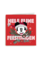 Kerstkaart Mickey Mouse hele fijne feestdagen