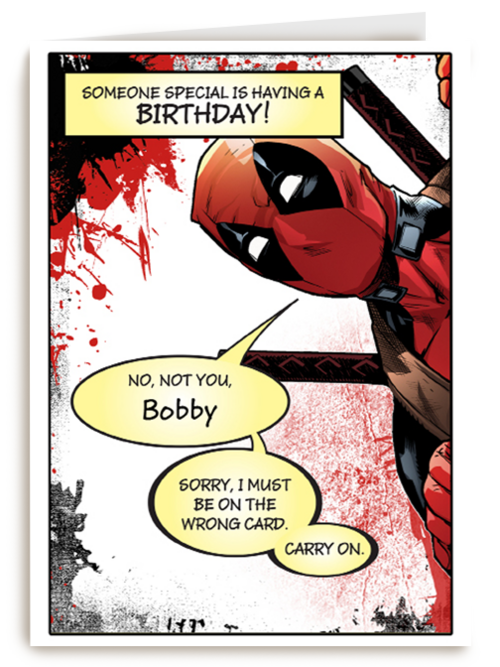 Deadpool Someones special birthday