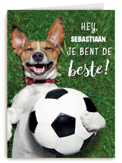 motivatiekaart met de tekst jij bent de beste