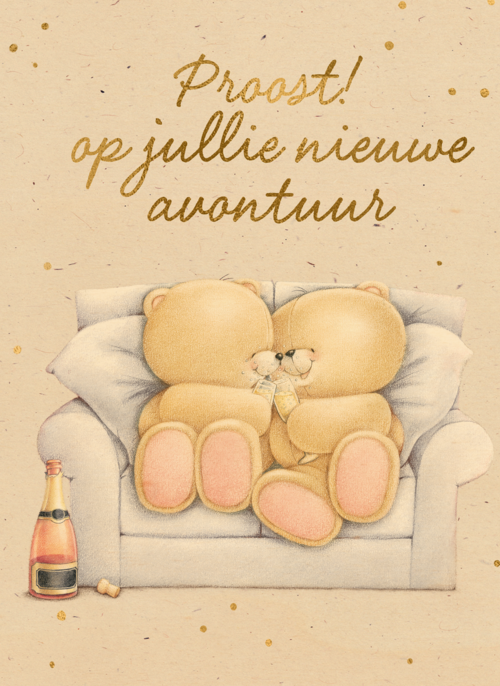 Houten Kaart Samenwonen | Houten Kaart Hallmark | Samenwonen | Samenwonen Kaart