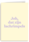 verjaardag kaart lachrimpels