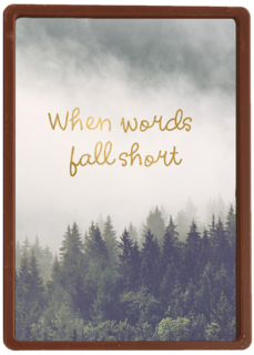 Sterktekaart When words fall short