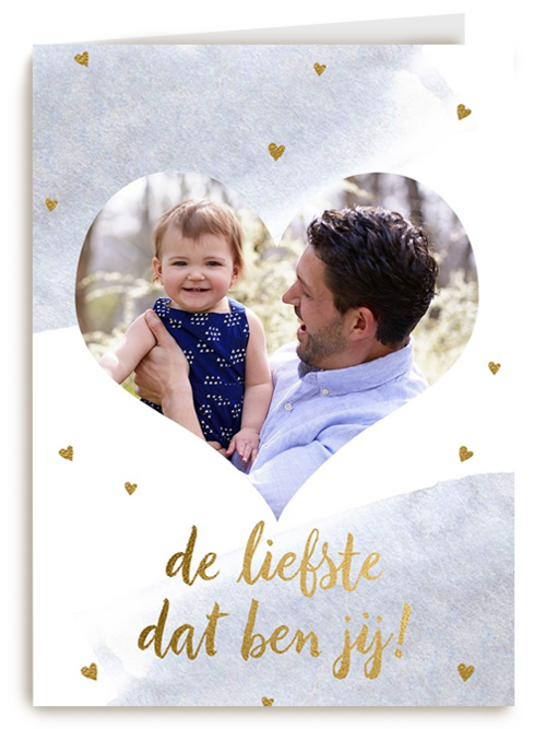 fotokaart vader de liefste dat ben jij