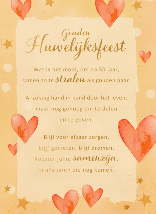 Houten Kaart Huwelijksjubileum | Houten Kaart Hallmark | Huwelijksjubileum | Huwelijksjubileum Gouden Huwelijksfeest 50 Jaar More Than
