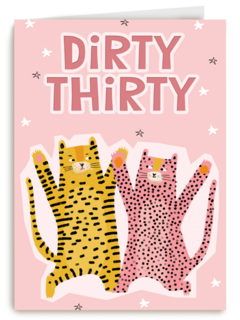 dirty thirty with two cats