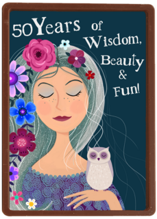 Verjaardagskaart 50 vrouw 50 years of