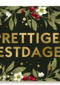 Kerstkaart klassiek prettige feestdagen
