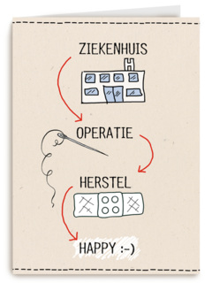 ziekenhuis operatie herstel happy