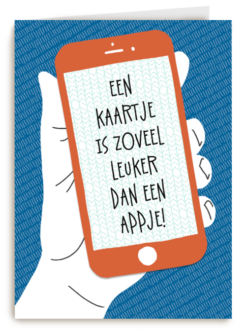 Verjaardagskaart zoveel leuker dan een appje