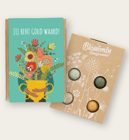 Jij Bent Goud Waard Blossombs Box Met 4 Bloemzaden
