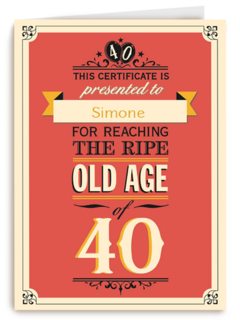 jarig veertig age