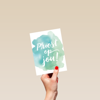 watercolor proost op jou
