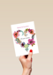 een bloemen hart