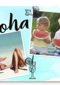 aloha in zomers blauw