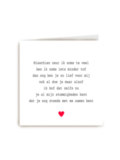 valentijnskaart mooie liefdevolle tekst voor partner