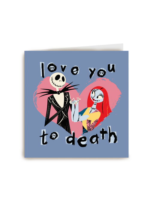 Kaart Hallmark | Liefde | Disney The Night Before Christmas Love You To Death