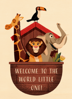 geboorte welcome to the world kaart