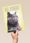 Geslaagd kaart Kat grappig