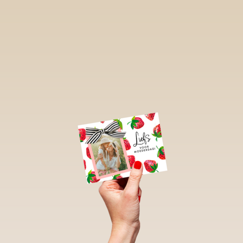 Liefs voor moederdag fotokaart
