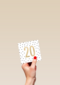 gouden 20 met stippen