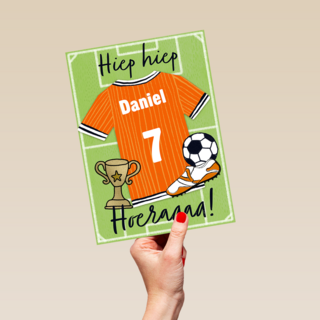 Verjaardag Jongen Voetbalshirt