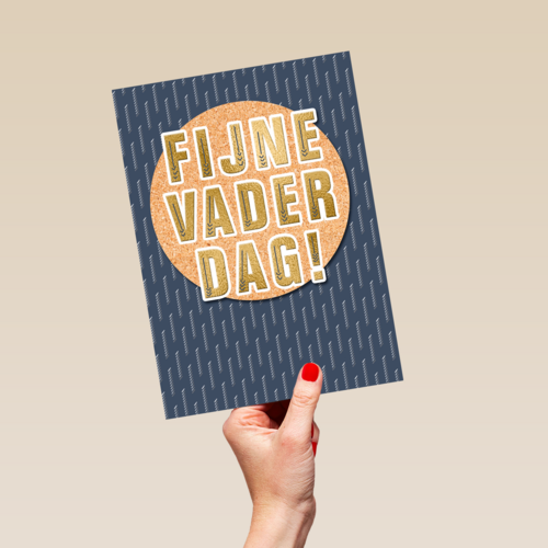 vaderdag kaart klassiek patroon fijne vaderdag